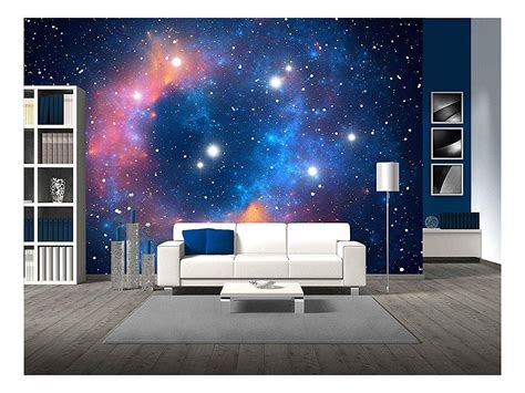 Colorful Space Star Nebula in 2020 | Removable wall murals, Wall murals, Removable wall