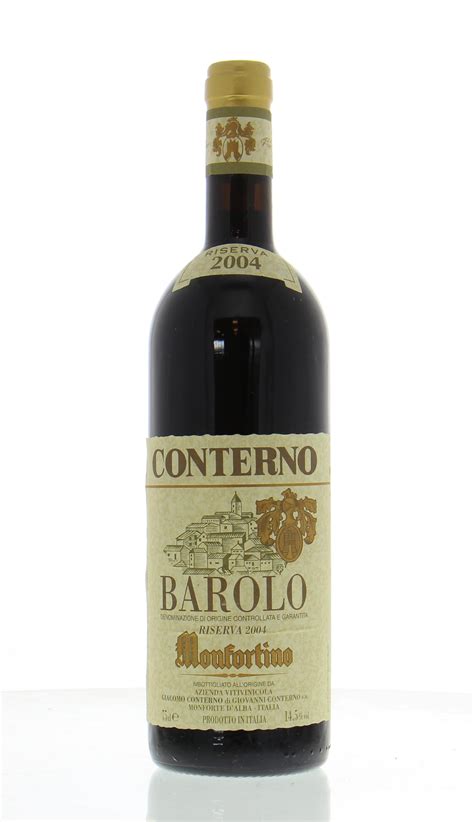 Barolo Riserva Monfortino 2004 - Giacomo Conterno | Buy Online | Best ...