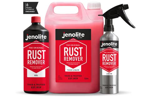 Jenolite Original Rust Remover Liquid Remove Rust Back 2 Bare Metal