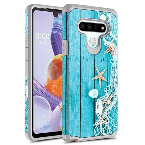 Lg Stylo 6 Case Kaesar Slim Hybrid Dual Layer Shockproof Hard Cover