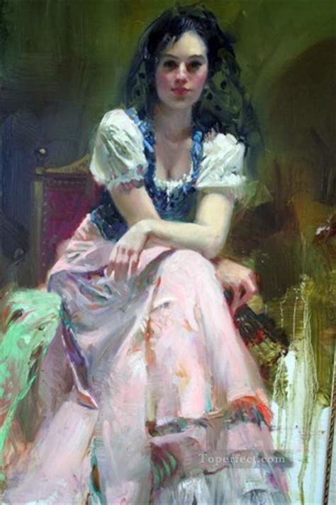Pino Daeni Dreaming Madrid Beautiful Woman Lady Painting In Oil For Sale
