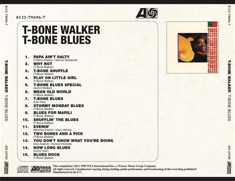 T Bone Blues New Version By T Bone Walker