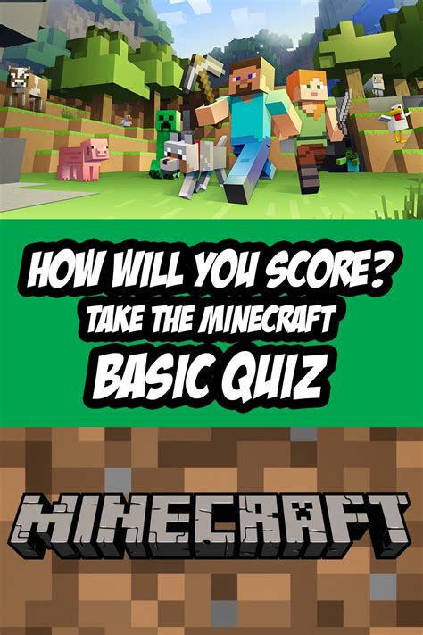Minecraft Quiz For Kids Minecraft