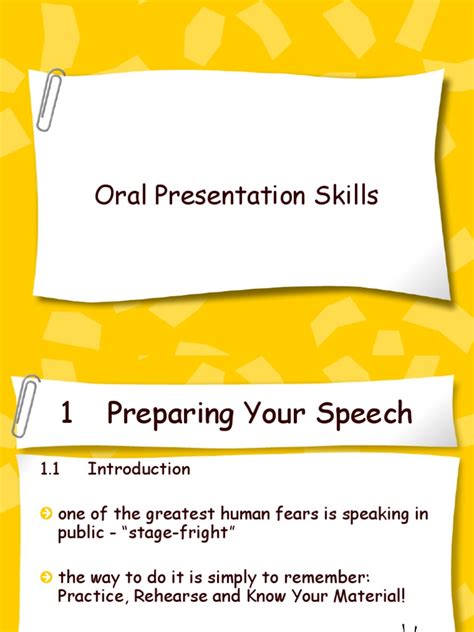 Oral Presentation Public Speaking Nonverbal Communication