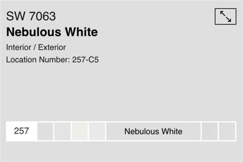 Sherwin Williams Nebulous White