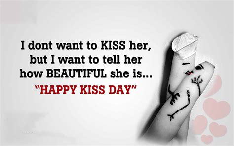 Unique quotes about kissing with cute images. 52 Romantic Kissing Quotes -DesignBump
