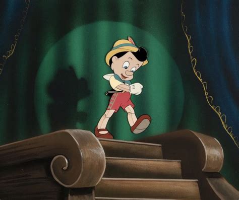 Pinocchio No Strings Production Cel And Painted Background Rko