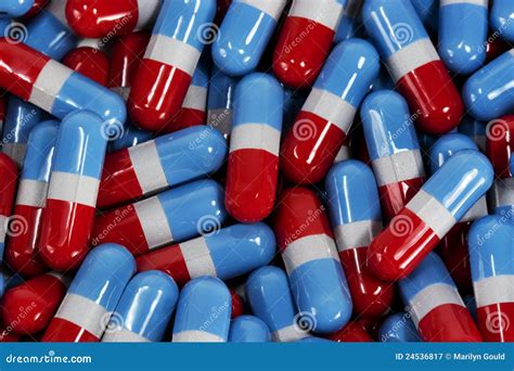 Medicine Capsules Generic Acetaminophen Stock Image Image Of
