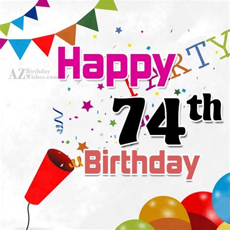 74th Birthday Wishes