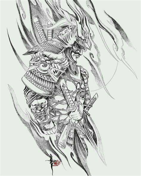 Warrior Tattoo Sleeve Samurai Tattoo Sleeve Samurai Warrior Tattoo