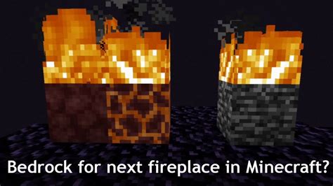 Minecraft Blocks That Can Make Flame To Burn Forever Netherrack And