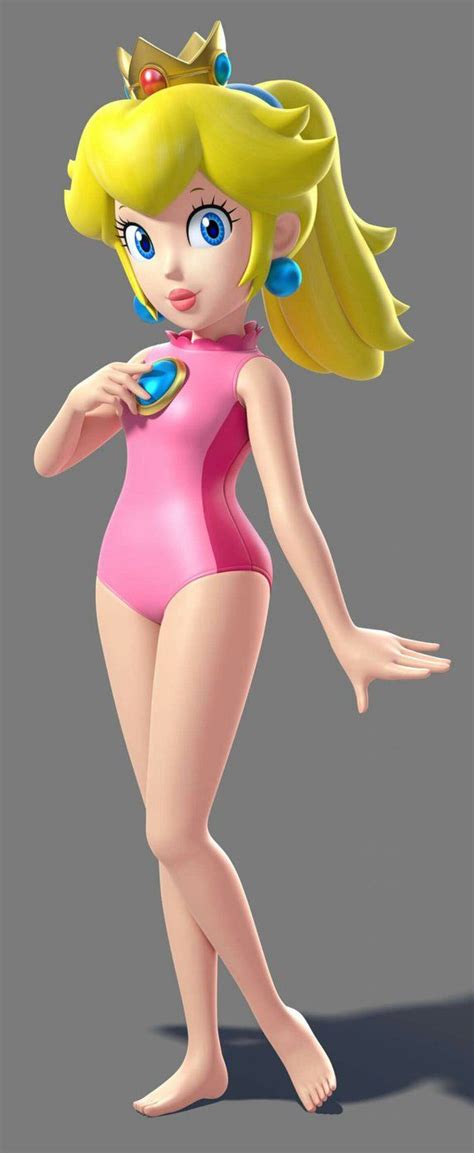 Princess Peach In Swimsuit Peach Swimsuit Princess Peach Super Mario Princess