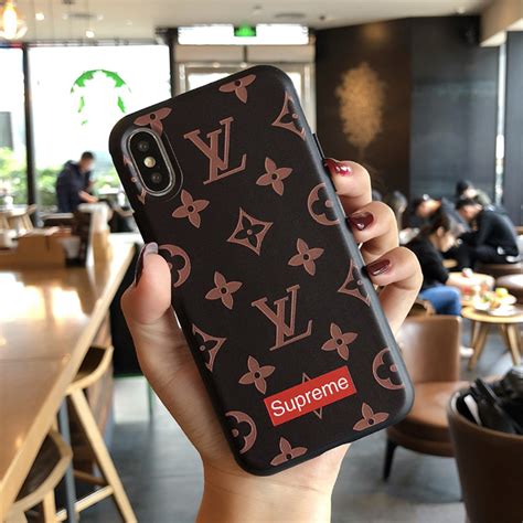 Lv Supreme Phone Case For Iphone Xs Iphone 6 7 8 Plus Xr X Xs Max