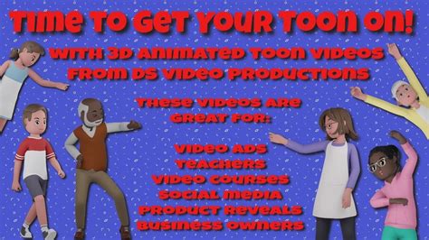 animated 3d toon videos at ds video productions youtube