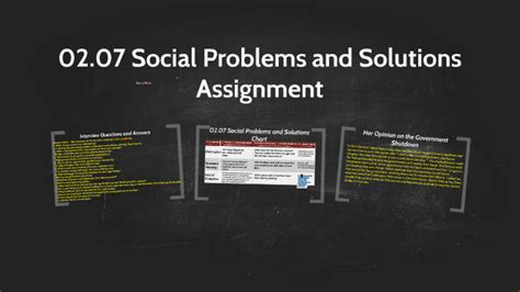 0207 Social Problems And Solutions Chart By Bianca Blanc On Prezi