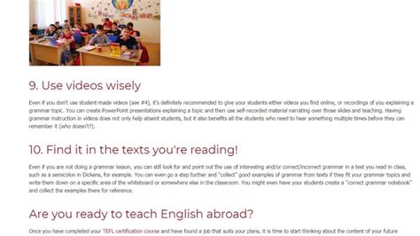 10 Tips For Teaching Grammar To Efl Students Abroad Ittt Tefl Blog