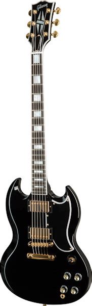 Gibson Sg Custom 2 Pickup Ebony Skroutzgr