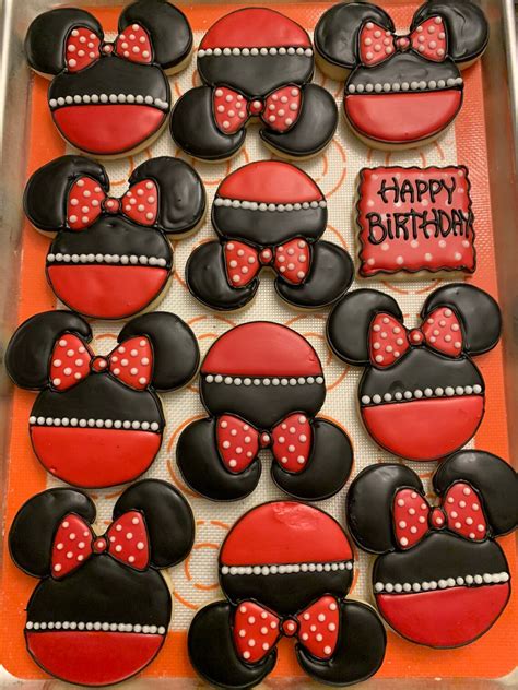 Mickey Mouse Decorated Sugar Cookies Etsy