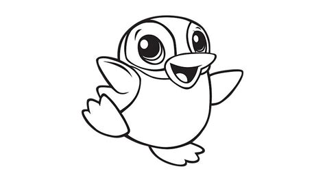 Coloring Page Of Baby Penguins Printable Coloring Sheet Anbu