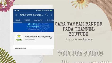 Anda punya akaun cimb ? Cara Tambah Banner pada Channel Youtube - YouTube