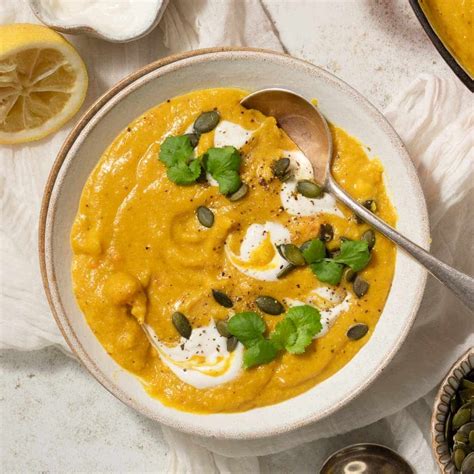 Spiced Carrot And Parsnip Soup With Red Lentils The Vegan Larder