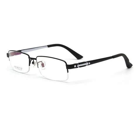 Men S 100 Pure Titanium Reading Glasses Half Rimless Reader 50 75 100 125 150 175 200