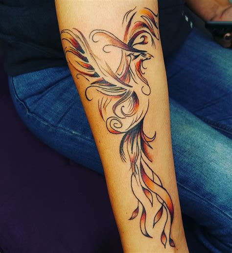 Beautiful Phoenix Tattoo By Kristen 😍 Phoenix Tattoo Sleeve Phoenix