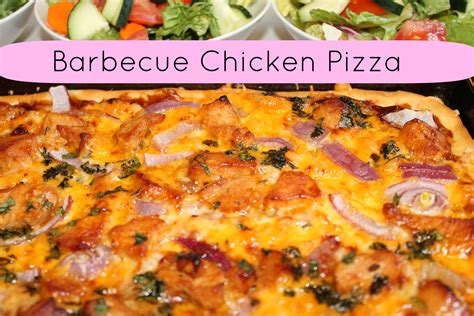 Homemade Bbq Chicken Pizza Recipe Simply Sweet Days