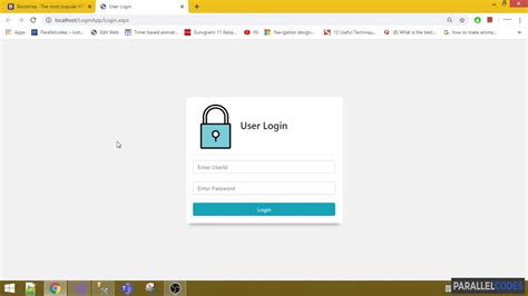 How To Create Login Page In Asp Net With Mysql Database Tutorial Pics