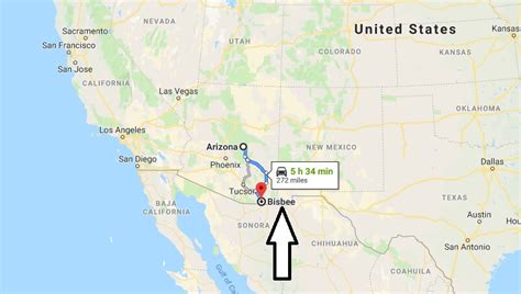 Where Is Bisbee Arizona What County Is Bisbee Bisbee Map Located