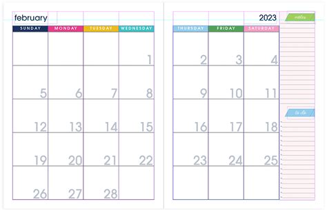 2023 Monthly Calendar Planner Free Printable Free Printable Worksheet