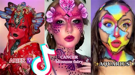 Top Tik Tok Zodiac Sings Makeup Challenge 💕 Youtube