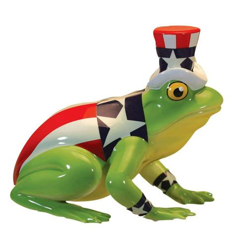 Fanciful Frogs Toad Ally Free Figurine Ceramic By Westland Tware