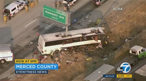 Survivor Of Deadly Charter Bus Crash On Highway 99 Near Livingston Speaks Abc7 Los Angeles