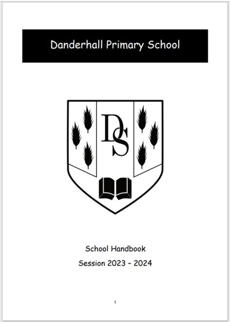 School Handbook Danderhall Primary School