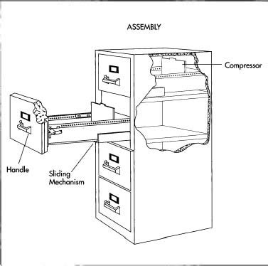 Mechanical interlock allows only one drawer. Hon Vertical File Cabinet Parts | www.resnooze.com