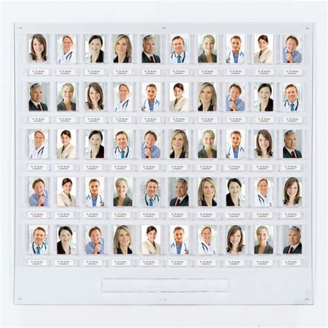 Staff Boards With Name Pockets Work Photo Boards Multiple Photo