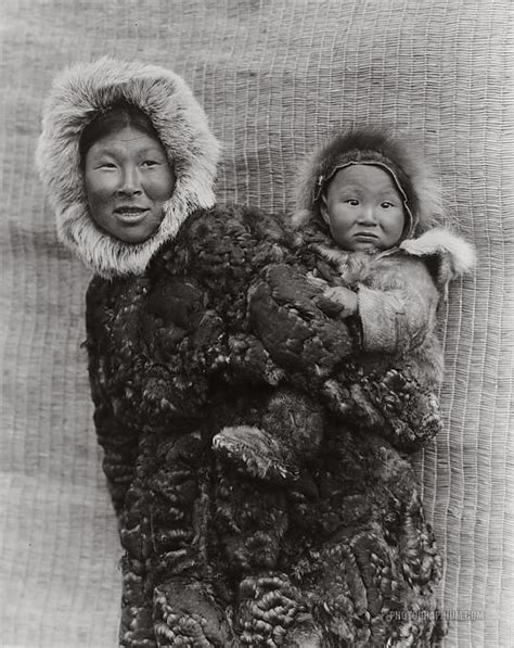 Eskimo Woman And Child Nunivak Island Alaska 1929 Photographium