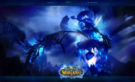 Wallpaper Blue Dragon World Of Warcraft Wrath Of The Lich King