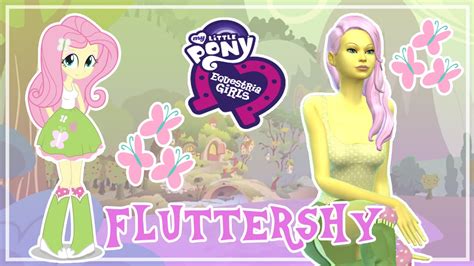 Fluttershy My Little Pony Equestria Girl Cas The Sims 4 Youtube