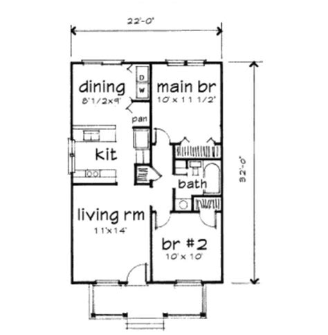 Beautiful Small Home Floor Plans Under 1000 Sq Ft New