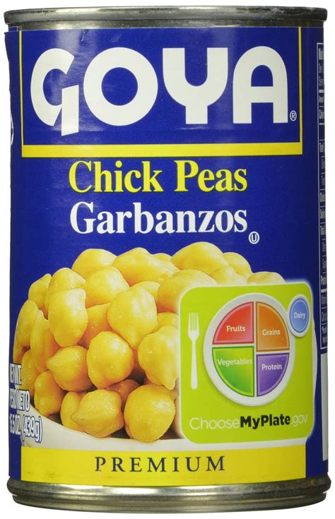 Goya Chick Peas 6count 155 Oz Canned Garbanzo Beans