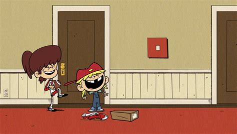 Image S1e24a Lynn And Lana Laughing At Lincolnpng The Loud House