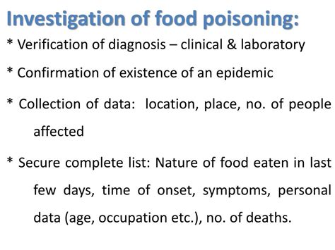 Ppt Food Poisoning Powerpoint Presentation Free Download Id2239388