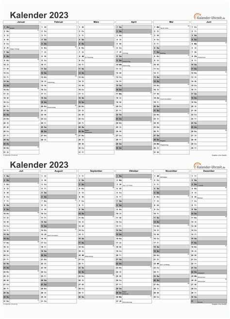 Kalender 2023 Kostenlos Zum Ausdrucken Görseller Obiliyocom
