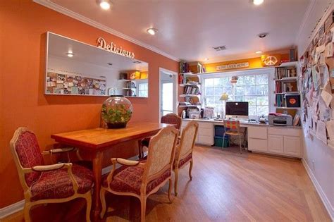 For home office furniture in a dining room office combo, your dining room table becomes your desk, which is much better for your neck and back than working from your sofa or bed! Houzz Tour: Firmly Planted Southern California Home | Home ...