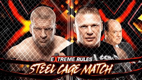 Triple H Vs Brock Lesnar Extreme Rules 2013 Wwematchgraphics