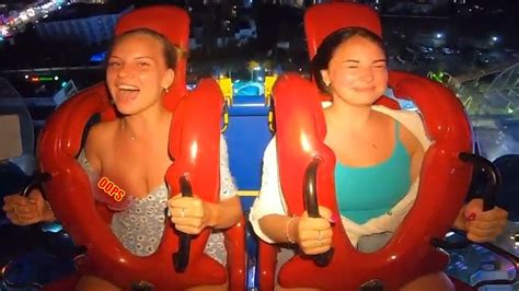 Slingshot Ride Girl Fail Compilation Funny And Shocking Moments 65