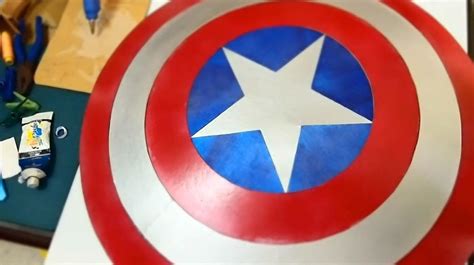 Typically, a buckler shield is smaller than a kite shield. How to Make a Cardboard Captain America Shield for ...