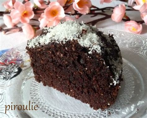 Gateau au chocolat huile de coco